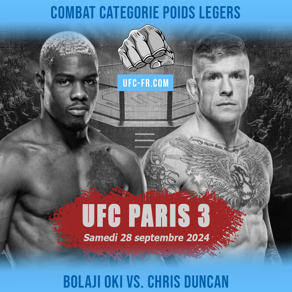 UFC PARIS 3 - Bolaji Oki vs Chris Duncan