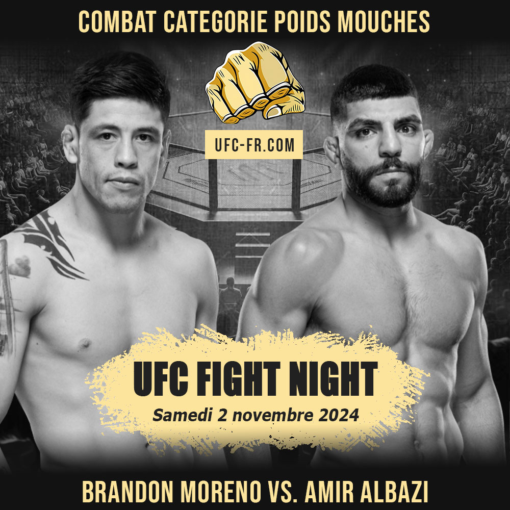 UFC ON ESPN+ 104 - Brandon Moreno vs Amir Albazi