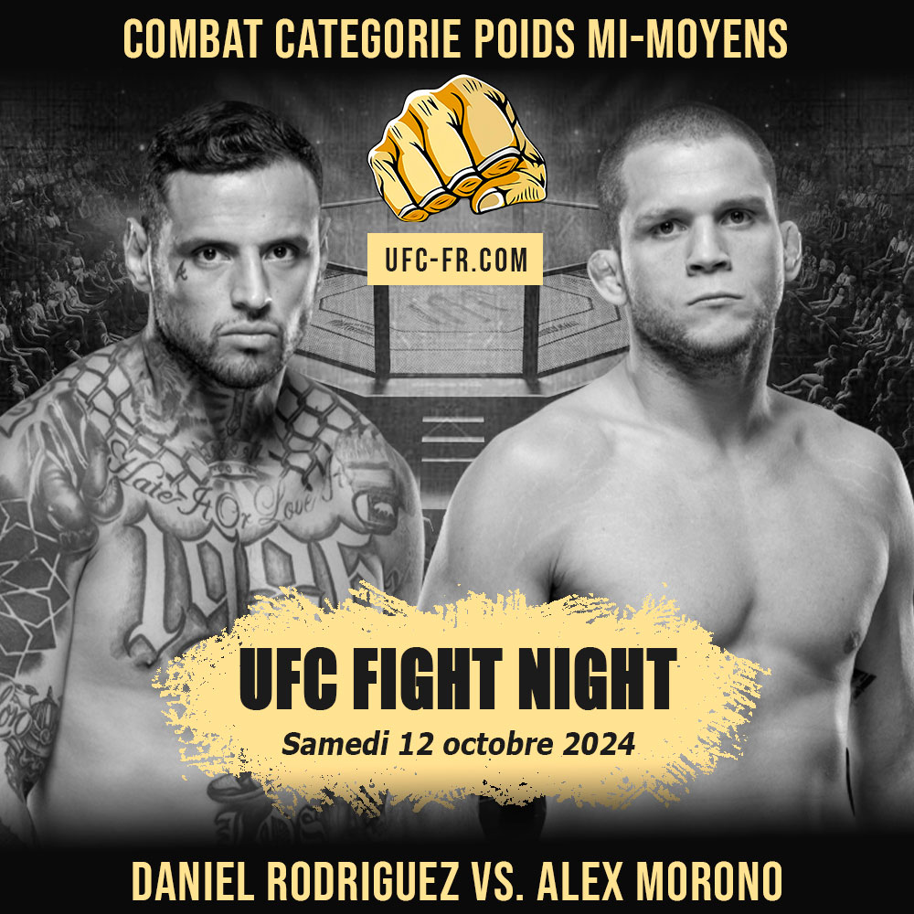 UFC ON ESPN+ 102 - Daniel Rodriguez vs Alex Morono