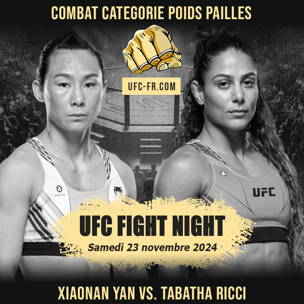 UFC ON ESPN+ 106 - Xiaonan Yan vs Tabatha Ricci