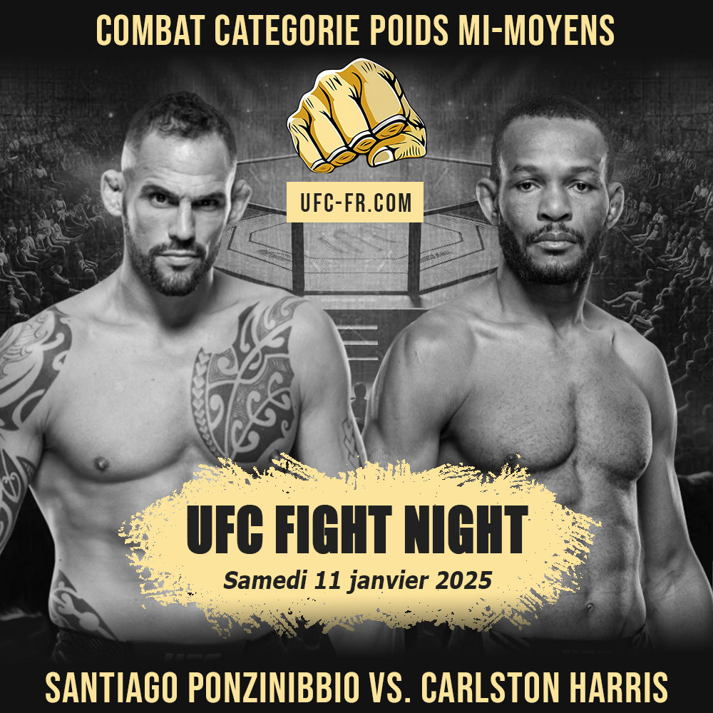 UFC ON ESPN+ 107 - Santiago Ponzinibbio vs Carlston Harris