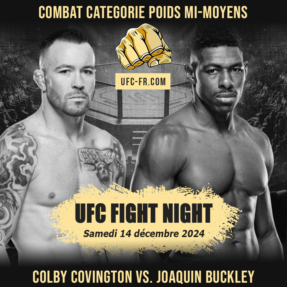 UFC ON ESPN 63 - Colby Covington vs Joaquin Buckley