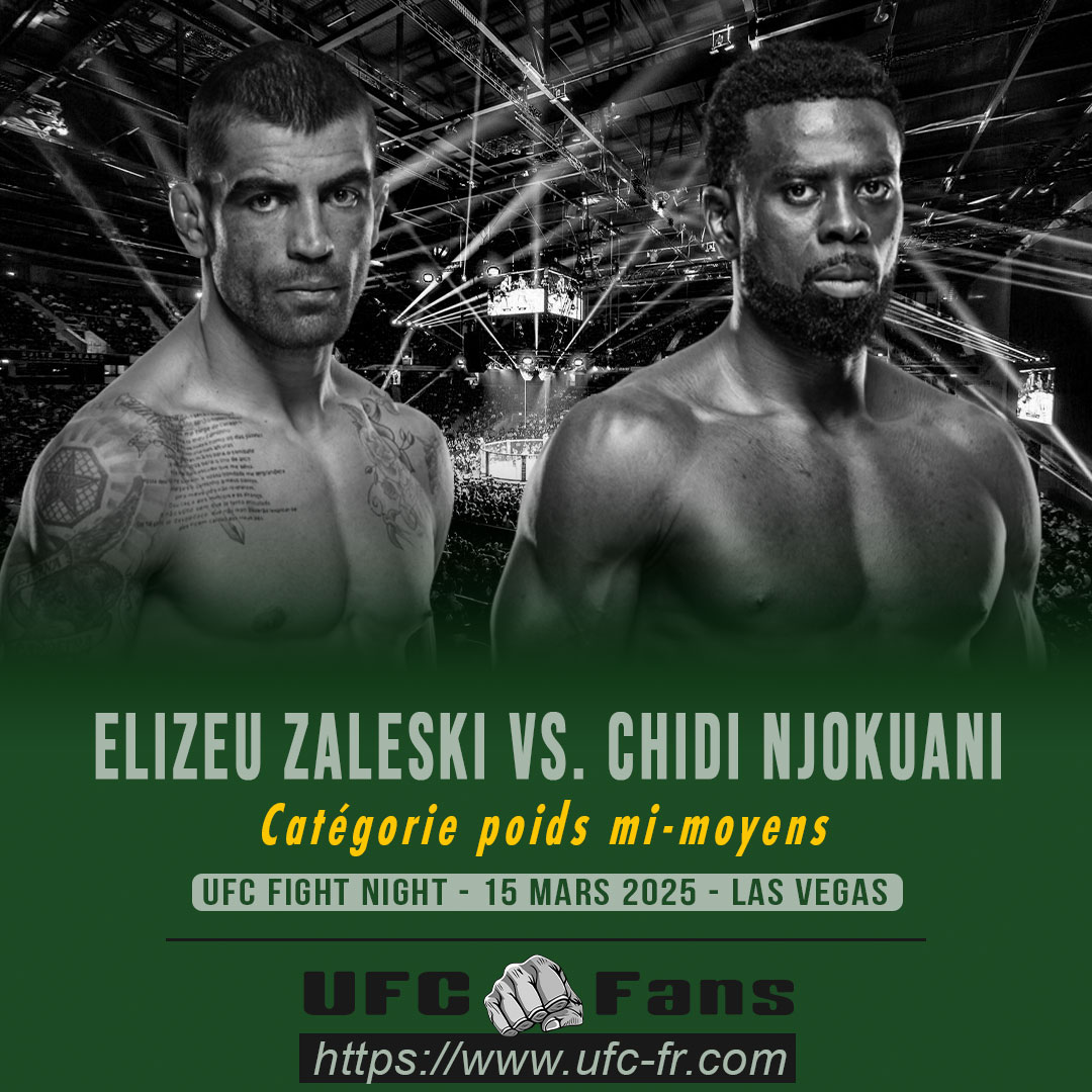 UFC ON ESPN+ 112 - Elizeu Zaleski vs Chidi Njokuani