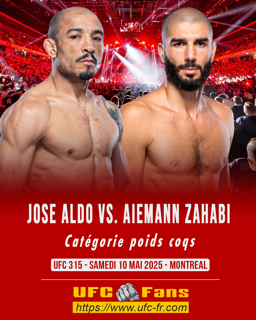 UFC 315 - Jose Aldo vs Aiemann Zahabi