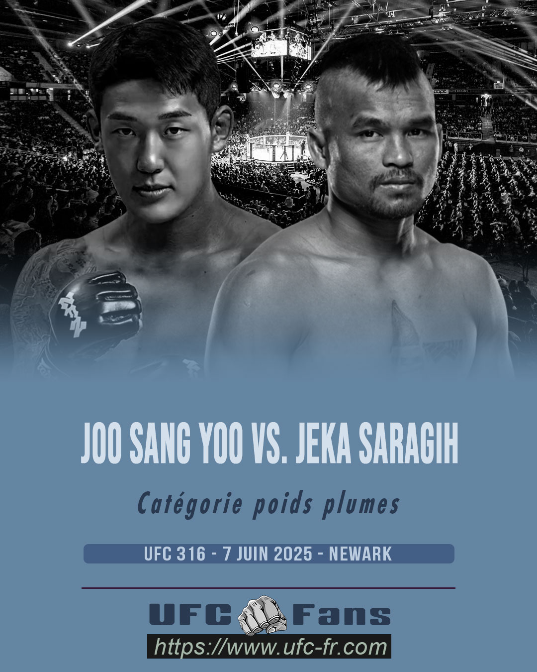 UFC 316 - Joo Sang Yoo vs Jeka Saragih