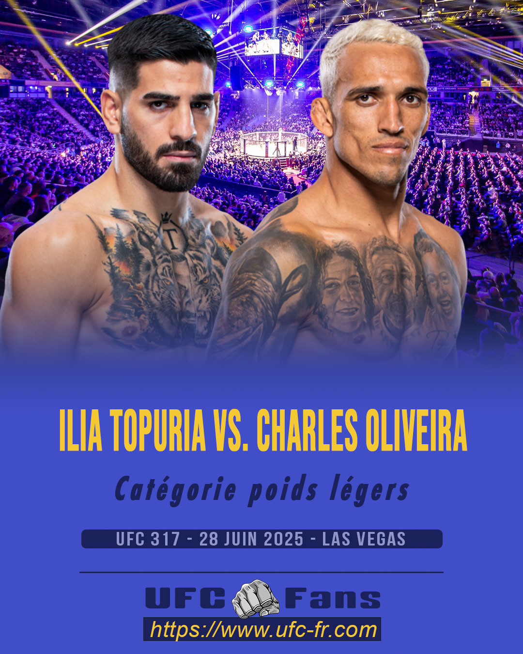 UFC 317 - Ilia Topuria vs Charles Oliveira