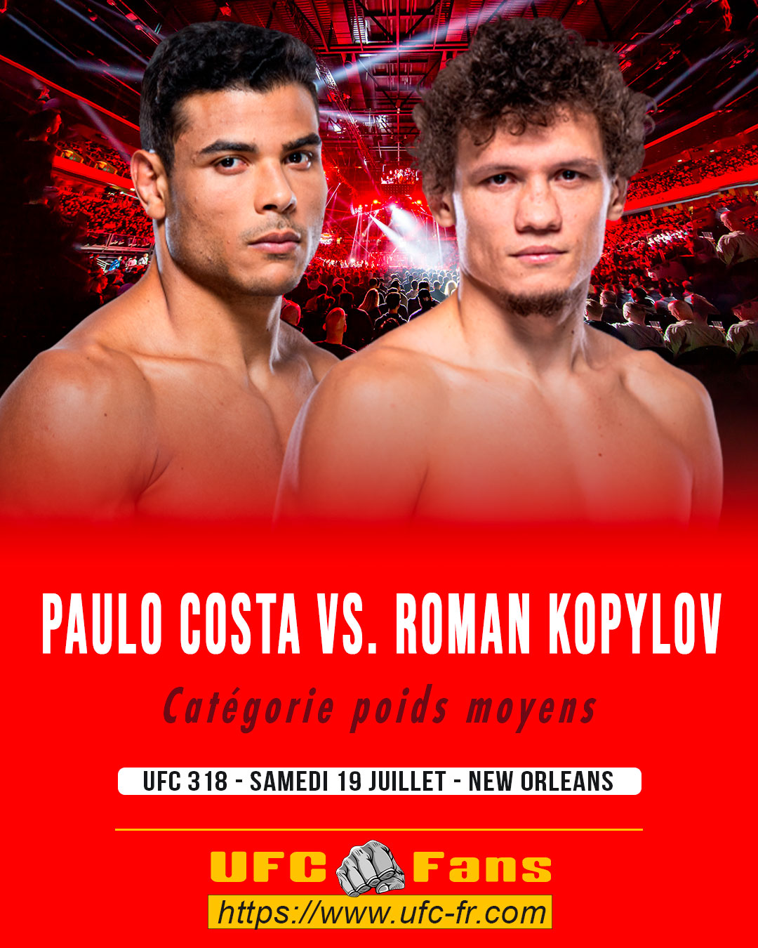 UFC 318 - Paulo Costa vs Roman Kopylov