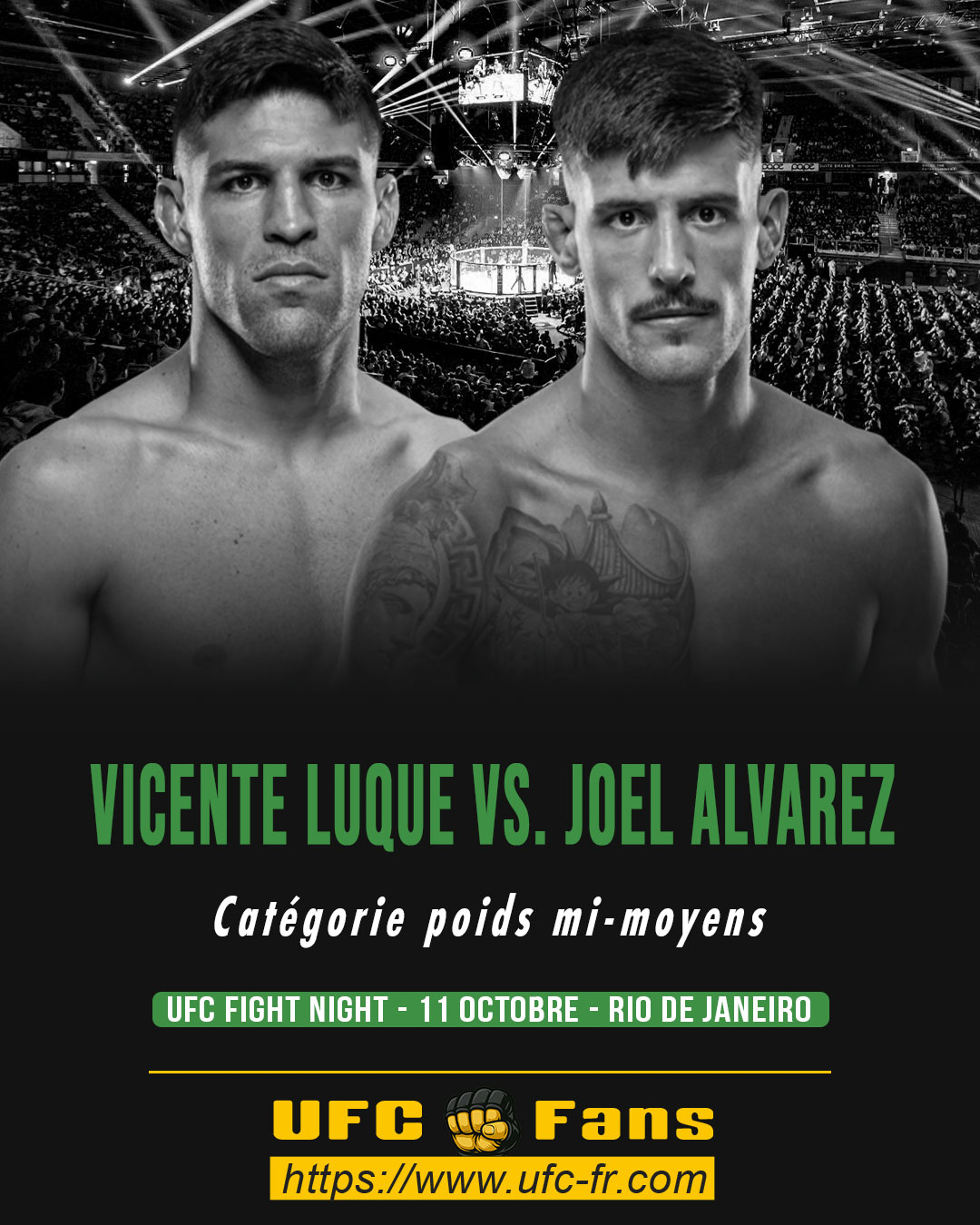 UFC ON ESPN+ 119 - Vicente Luque vs Joel Alvarez