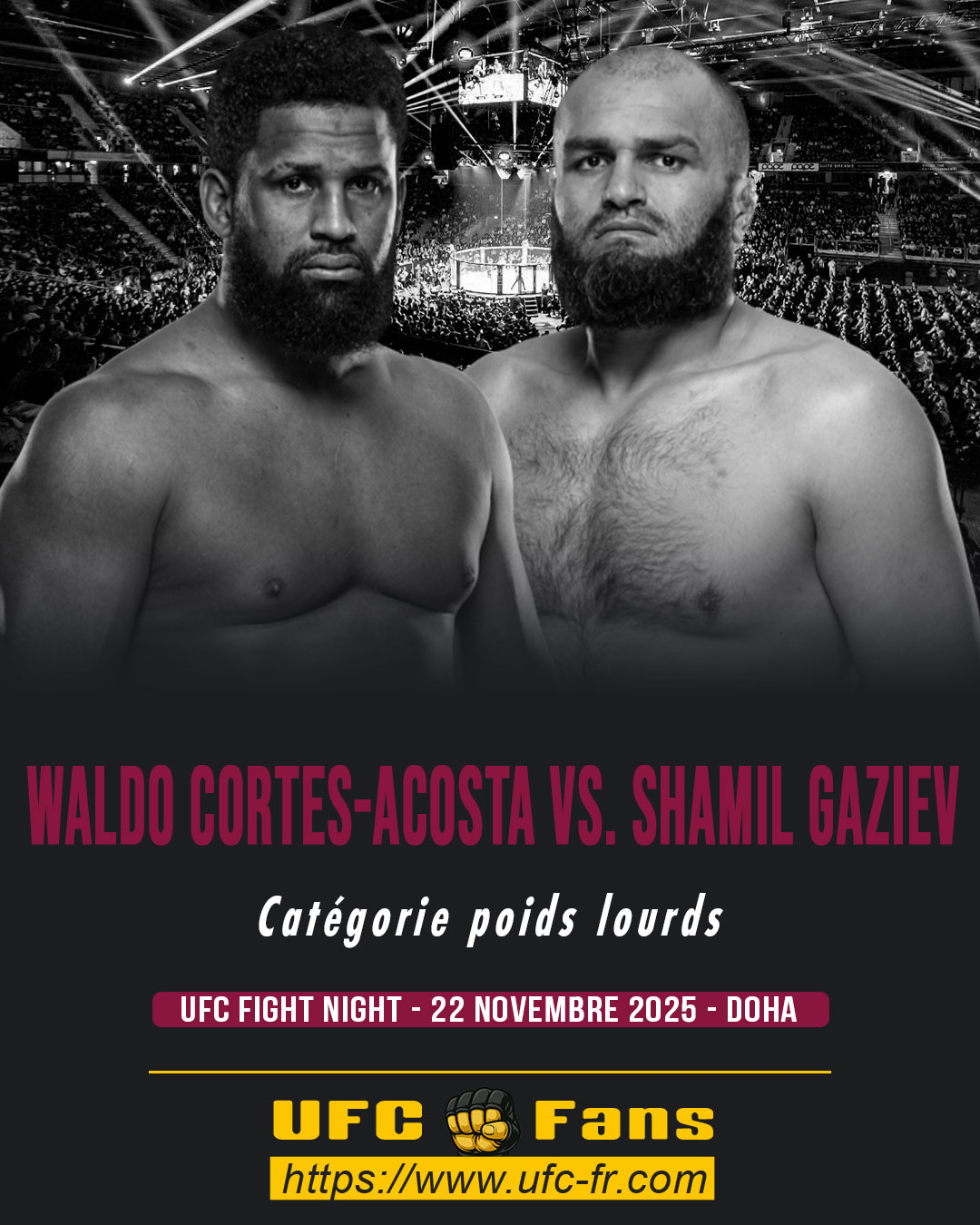 UFC ON ESPN+ 123 - Waldo Cortes-Acosta vs Shamil Gaziev