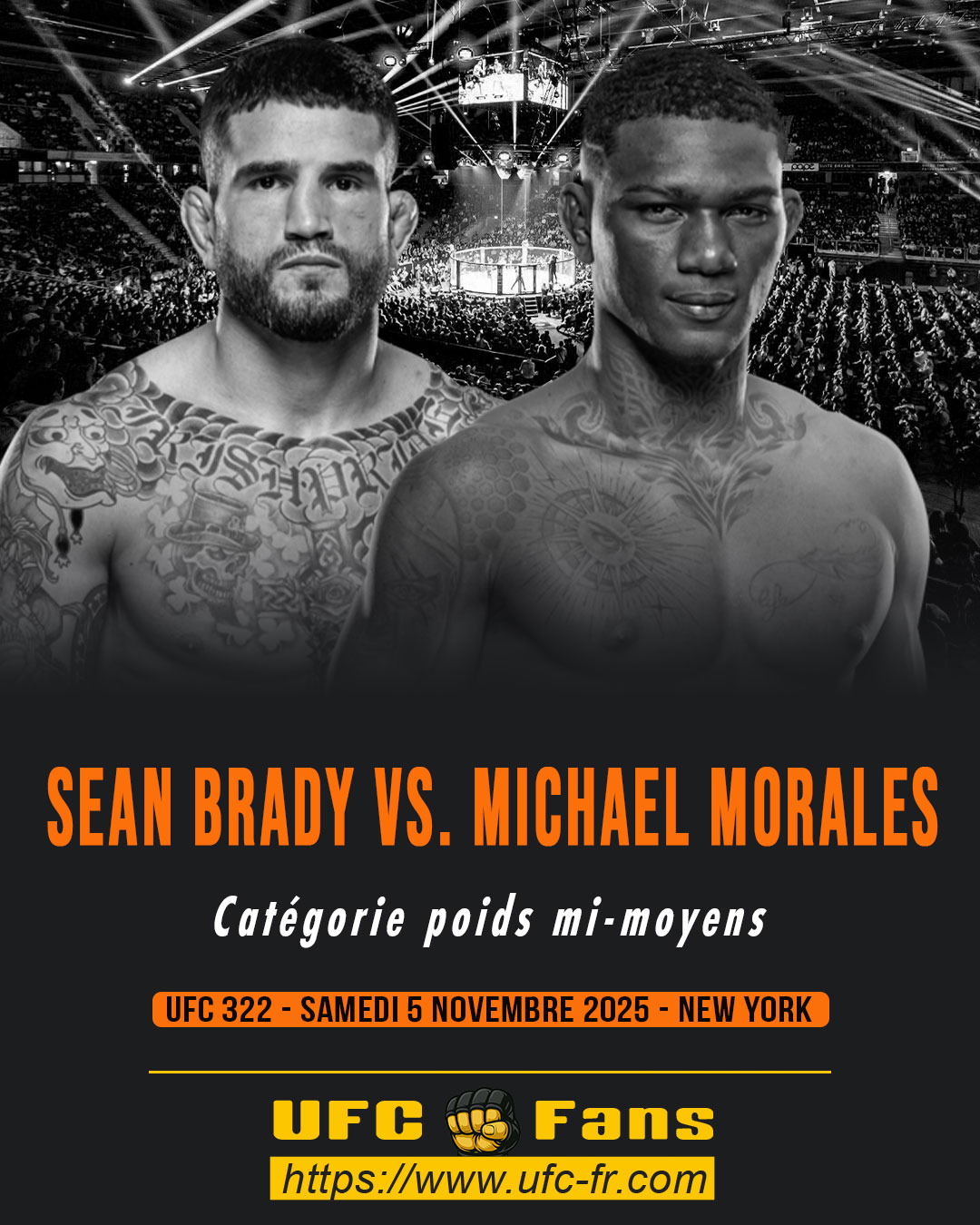 UFC 322 - Sean Brady vs Michael Morales