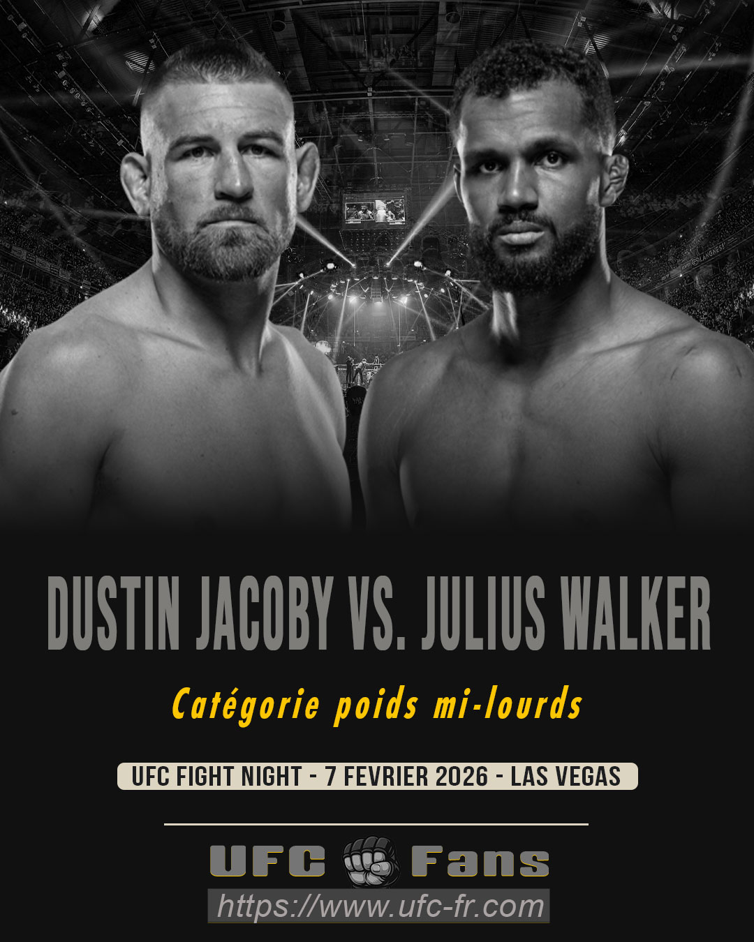 UFC FIGHT NIGHT 266 - Dustin Jacoby vs Julius Walker