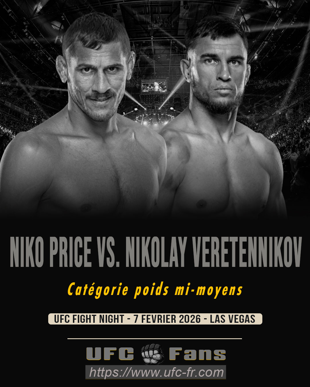 UFC FIGHT NIGHT 266 - Niko Price vs Nikolay Veretennikov