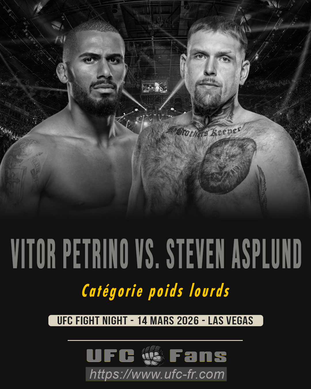 UFC FIGHT NIGHT 269 - Vitor Petrino vs Steven Asplund