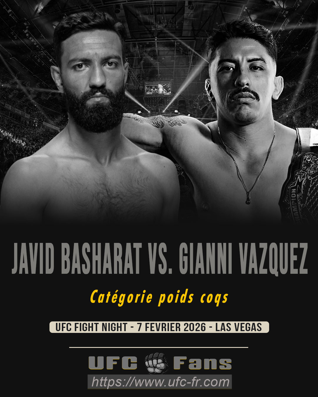 UFC FIGHT NIGHT 266 - Javid Basharat vs Gianni Vazquez