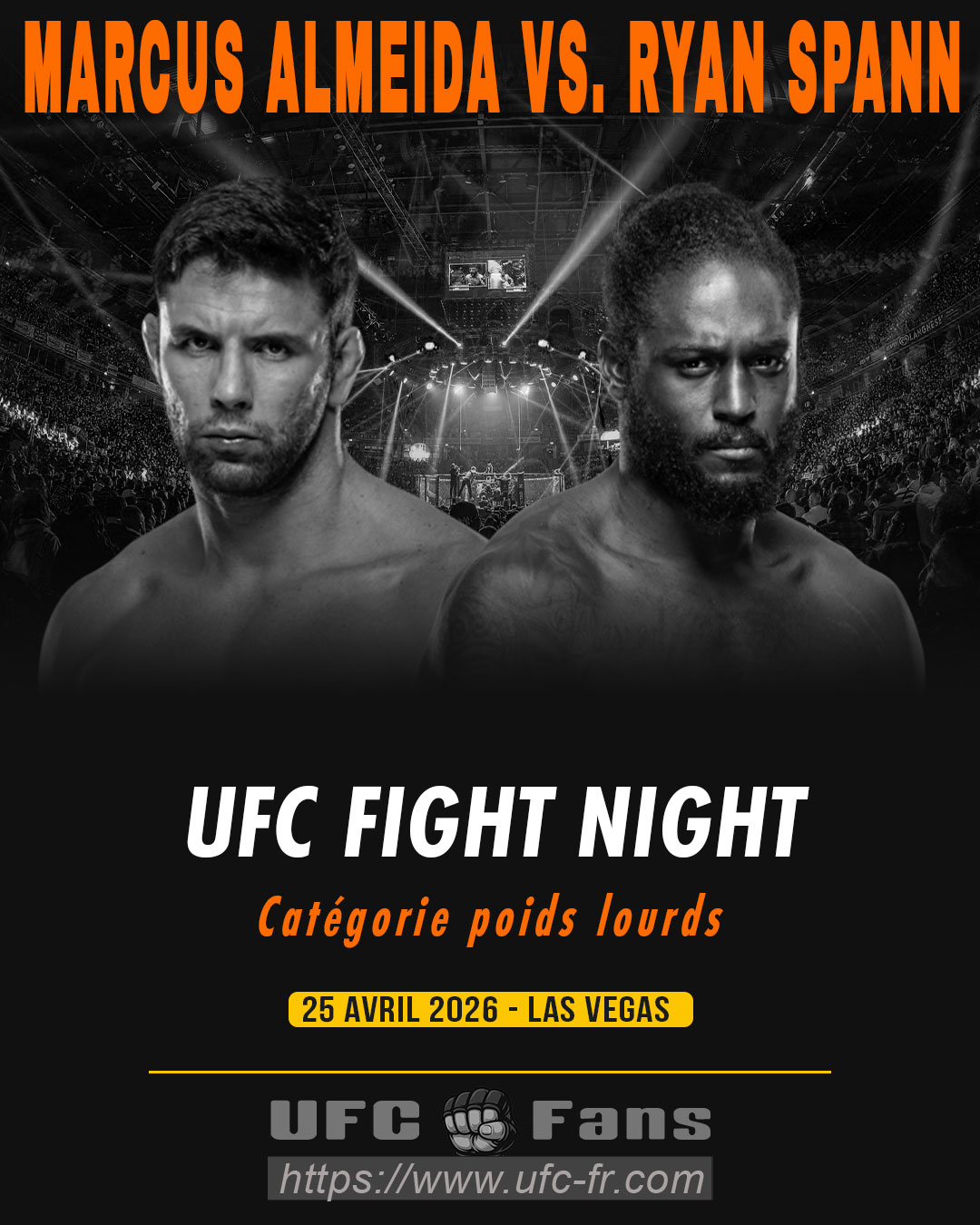 UFC FIGHT NIGHT 274 - Marcus Almeida vs Ryan Spann