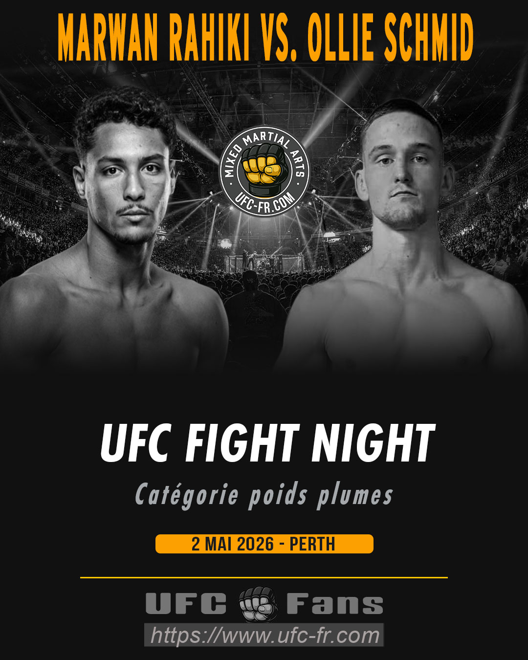 UFC FIGHT NIGHT 275 - Marwan Rahiki vs Ollie Schmid