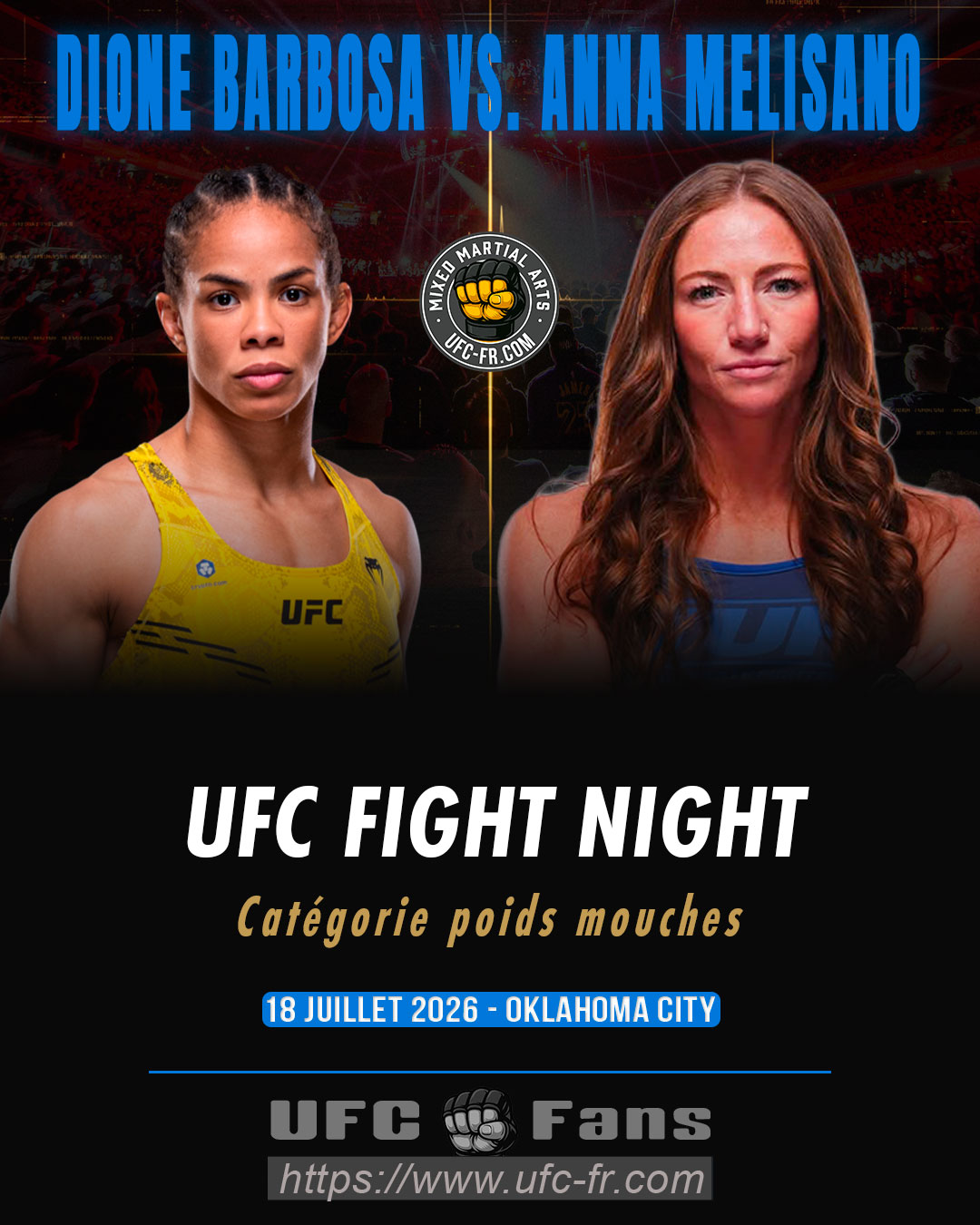 UFC FIGHT NIGHT 281 - Dione Barbosa vs Anna Melisano