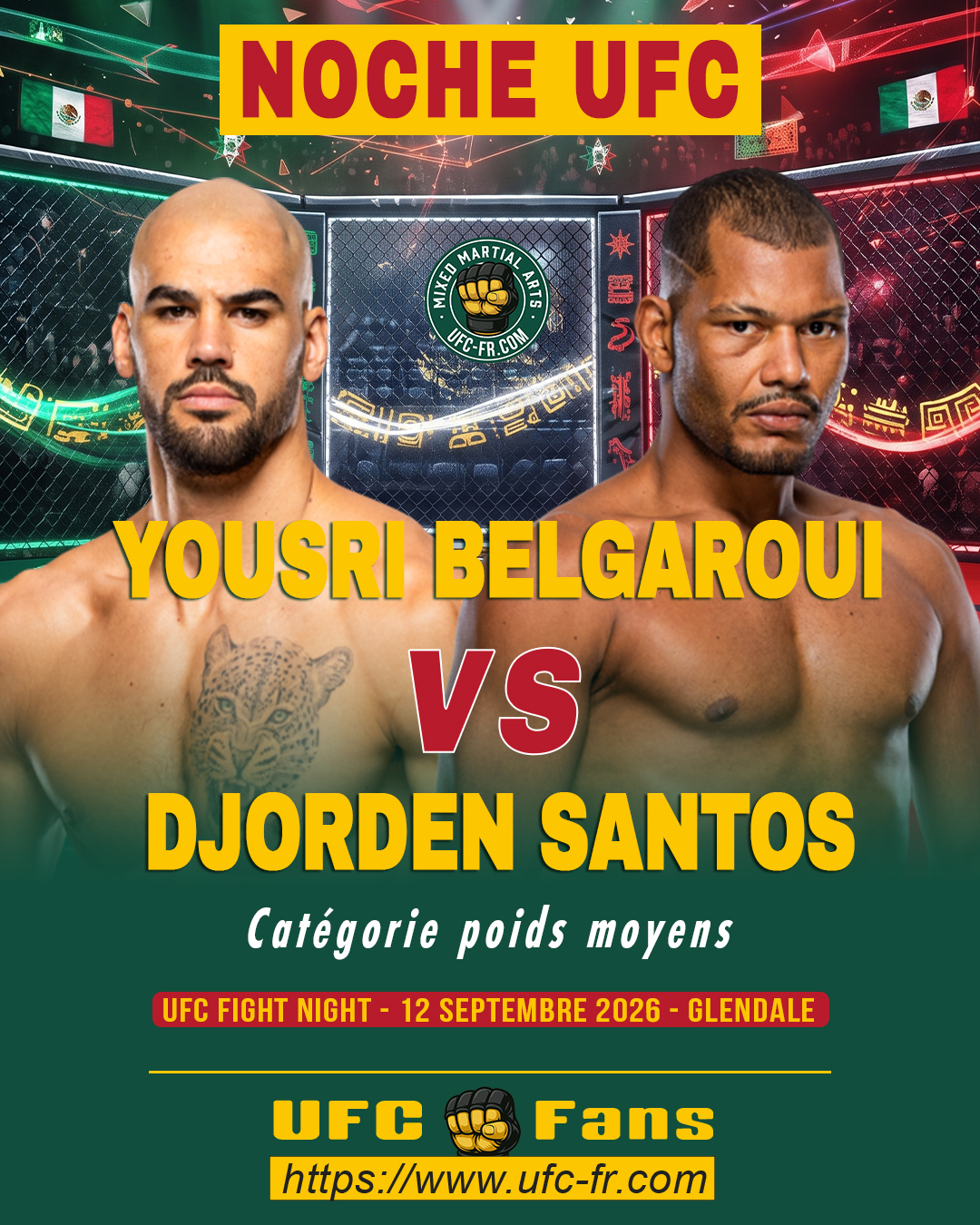 UFC FIGHT NIGHT 288 - Yousri Belgaroui vs Djorden Santos