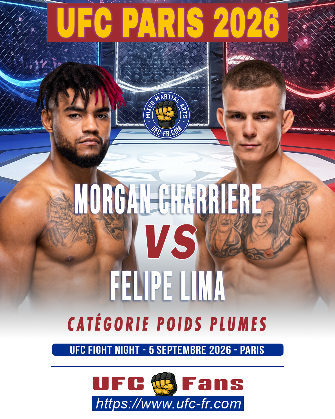 UFC FIGHT NIGHT 287 - Morgan Charriere vs Felipe Lima