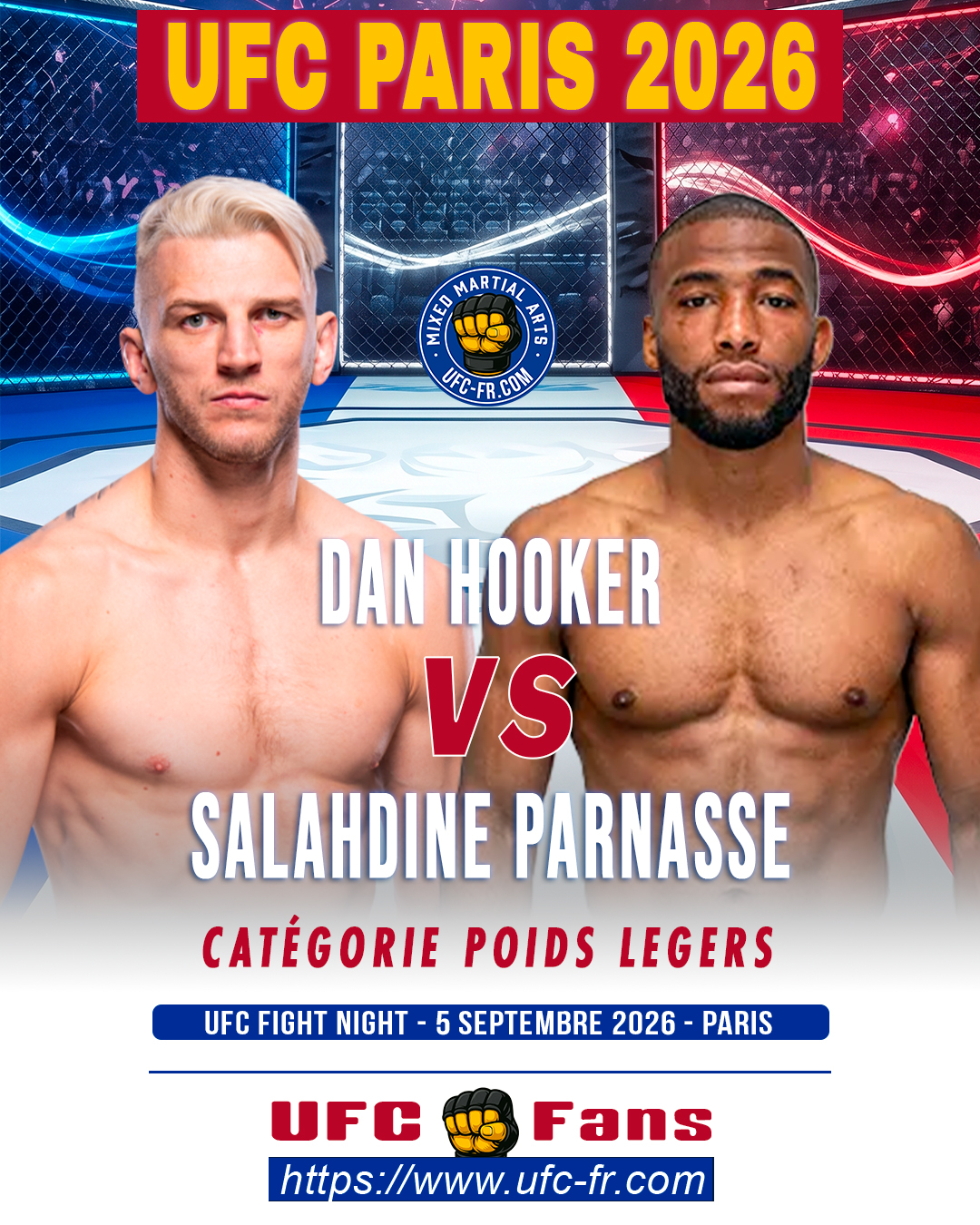 UFC FIGHT NIGHT 287 - Dan Hooker vs Salahdine Parnasse