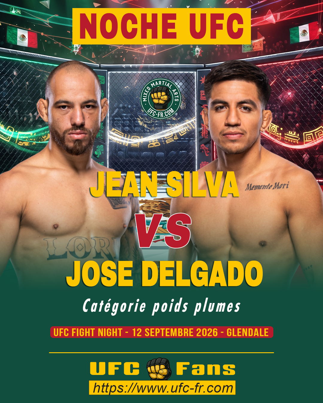 UFC FIGHT NIGHT 288 - Jean Silva vs Jose Delgado