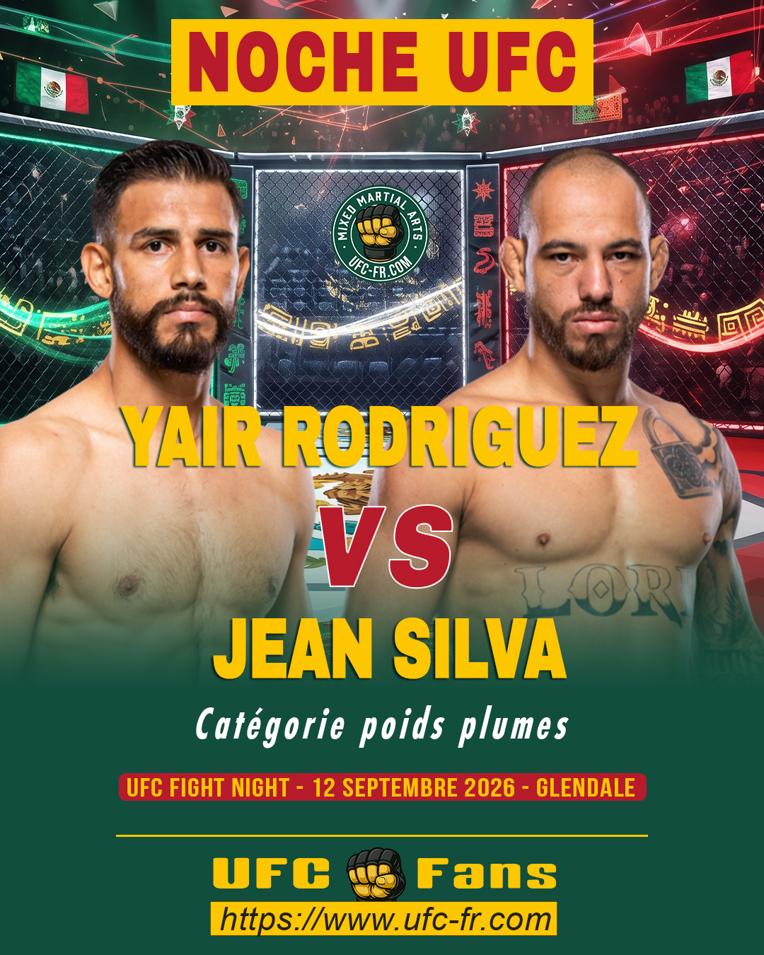 UFC FIGHT NIGHT 288 - Yair Rodriguez vs Jean Silva