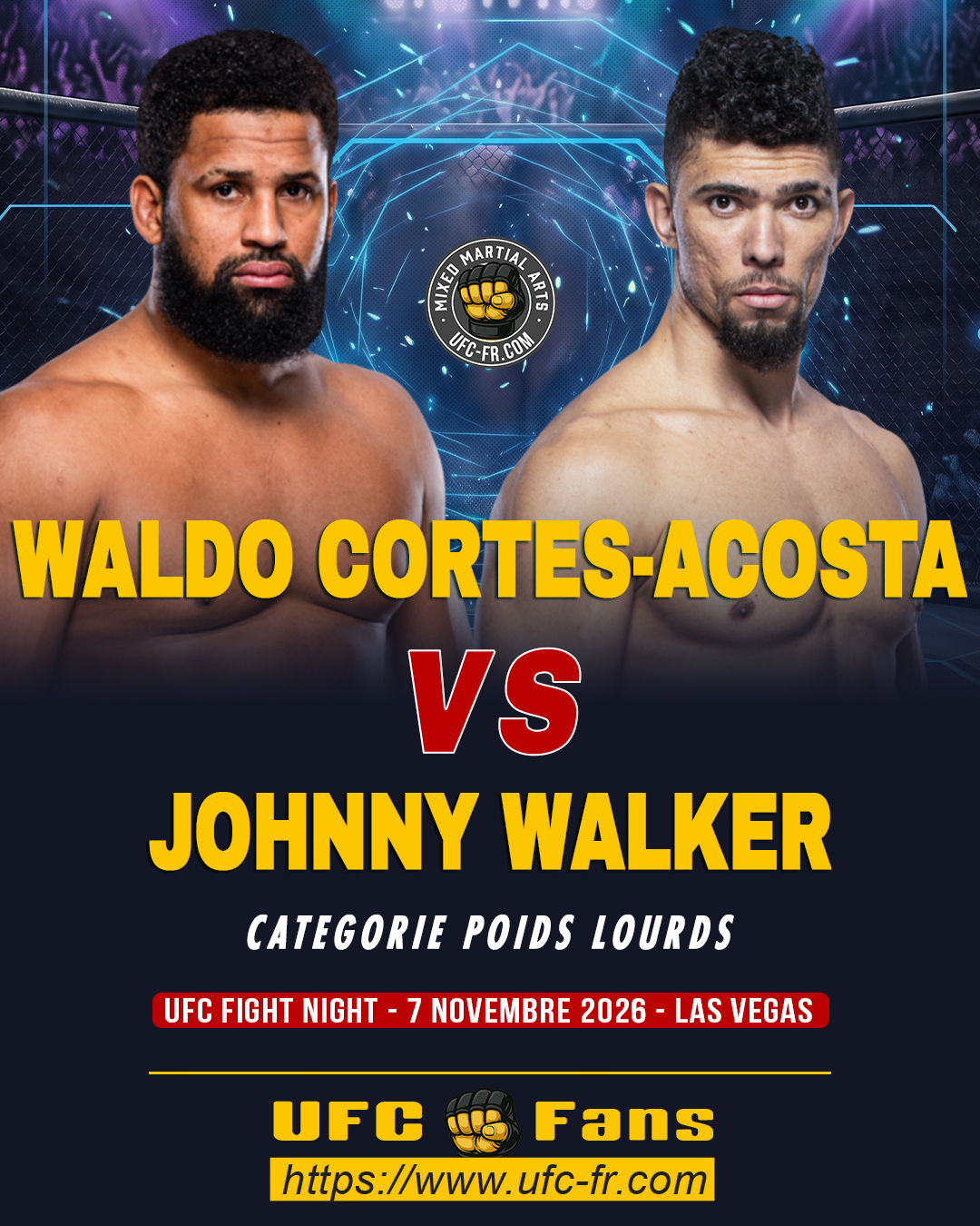 UFC FIGHT NIGHT 293 - Waldo Cortes-Acosta vs Johnny Walker UFC FIGHT NIGHT 293 - Waldo Cortes-Acosta vs Johnny Walker