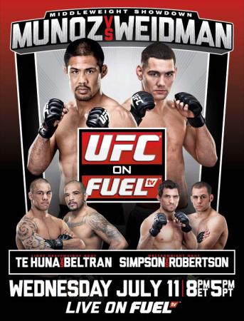 UFC ON FUEL TV 4 - MUNOZ VS. WEIDMAN