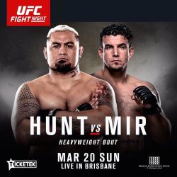 UFC FIGHT NIGHT 85 - HUNT VS. MIR