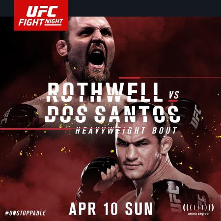 UFC FIGHT NIGHT 86 - ROTHWELL VS. DOS SANTOS