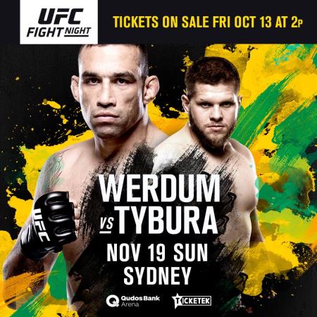 UFC FIGHT NIGHT 121 - WERDUM VS. TYBURA