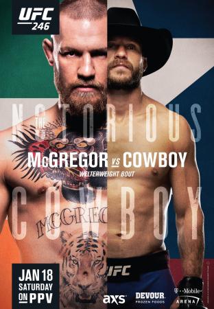 UFC 246 - MCGREGOR VS. CERRONE