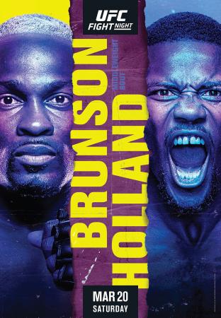 UFC ON ESPN 21 - BRUNSON VS. HOLLAND