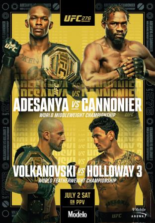 UFC 276 - ADESANYA VS. CANNONIER