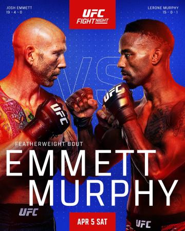 UFC ON ESPN 65 - EMMETT VS. MURPHY