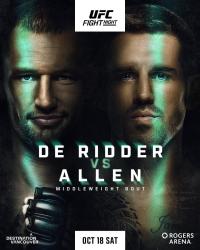 UFC ON ESPN+ 120 - DE RIDDER VS. ALLEN