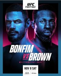 UFC ON ESPN 73 - BONFIM VS. BROWN