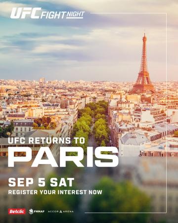 UFC FIGHT NIGHT - PARIS