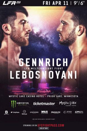 LFA 206 - Gennrich vs. Lebosnoyani