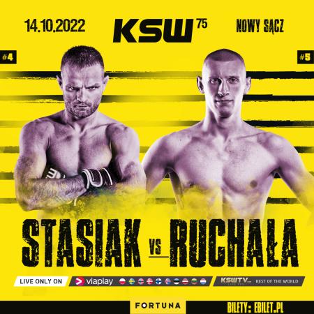 KSW 75 - Stasiak vs. Ruchala