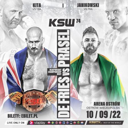 KSW 74 - De Fries vs. Prasel