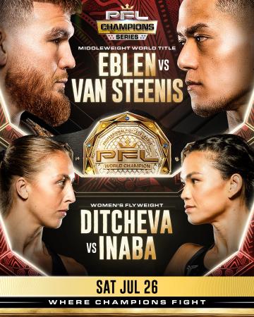 PFL Champions Series - Eblen vs. van Steenis