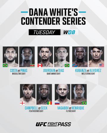 Contender Series 2025 - Week 8
