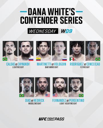 Contender Series 2025 - Week 9