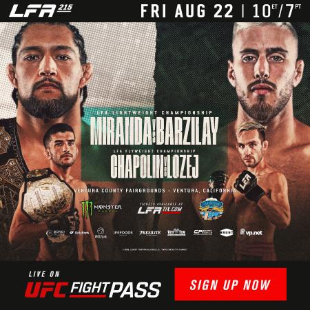 LFA 215 - Miranda vs. Barzilay