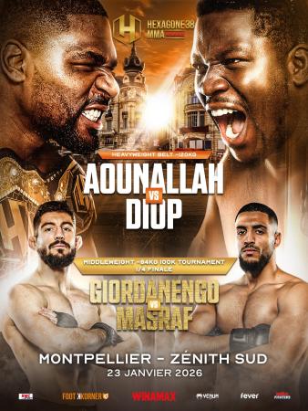 Hexagone 38 - Diop vs. Aounallah