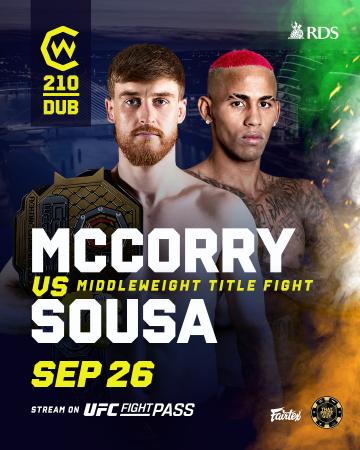 Cage Warriors 210 - McCorry vs. Sousa