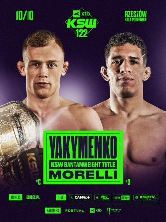KSW 122 - Yakymenko vs. Morrelli