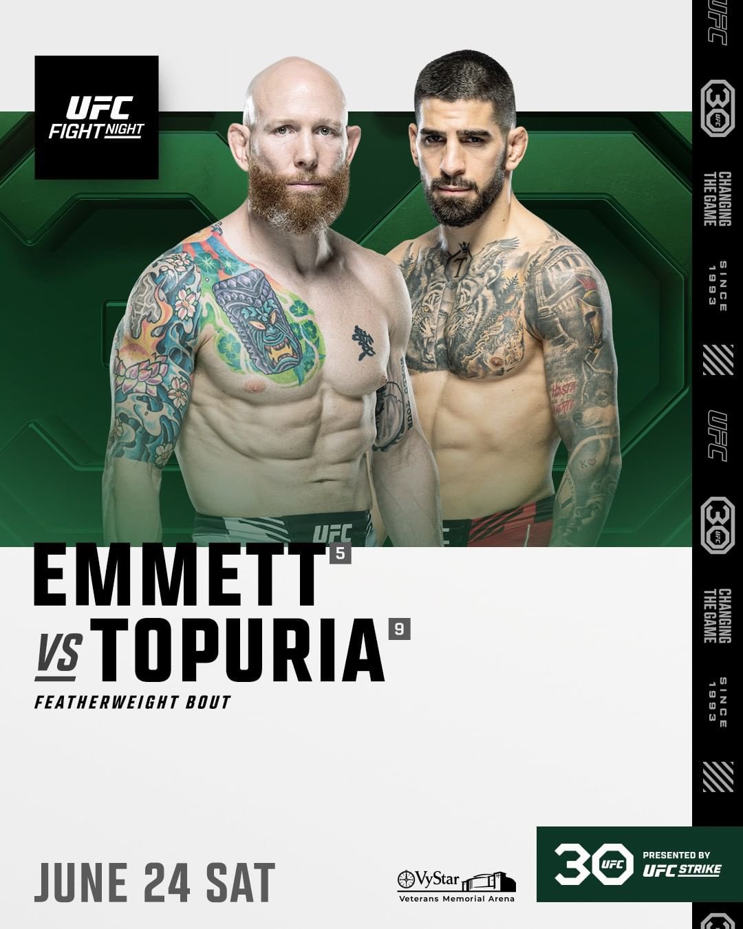 UFC on ABC 5 - Jacksonville - Poster et affiche