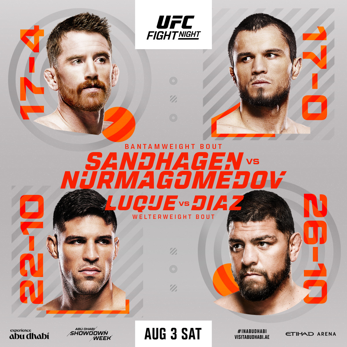 UFC on ABC 7 - Abu Dhabi - Poster et affiche